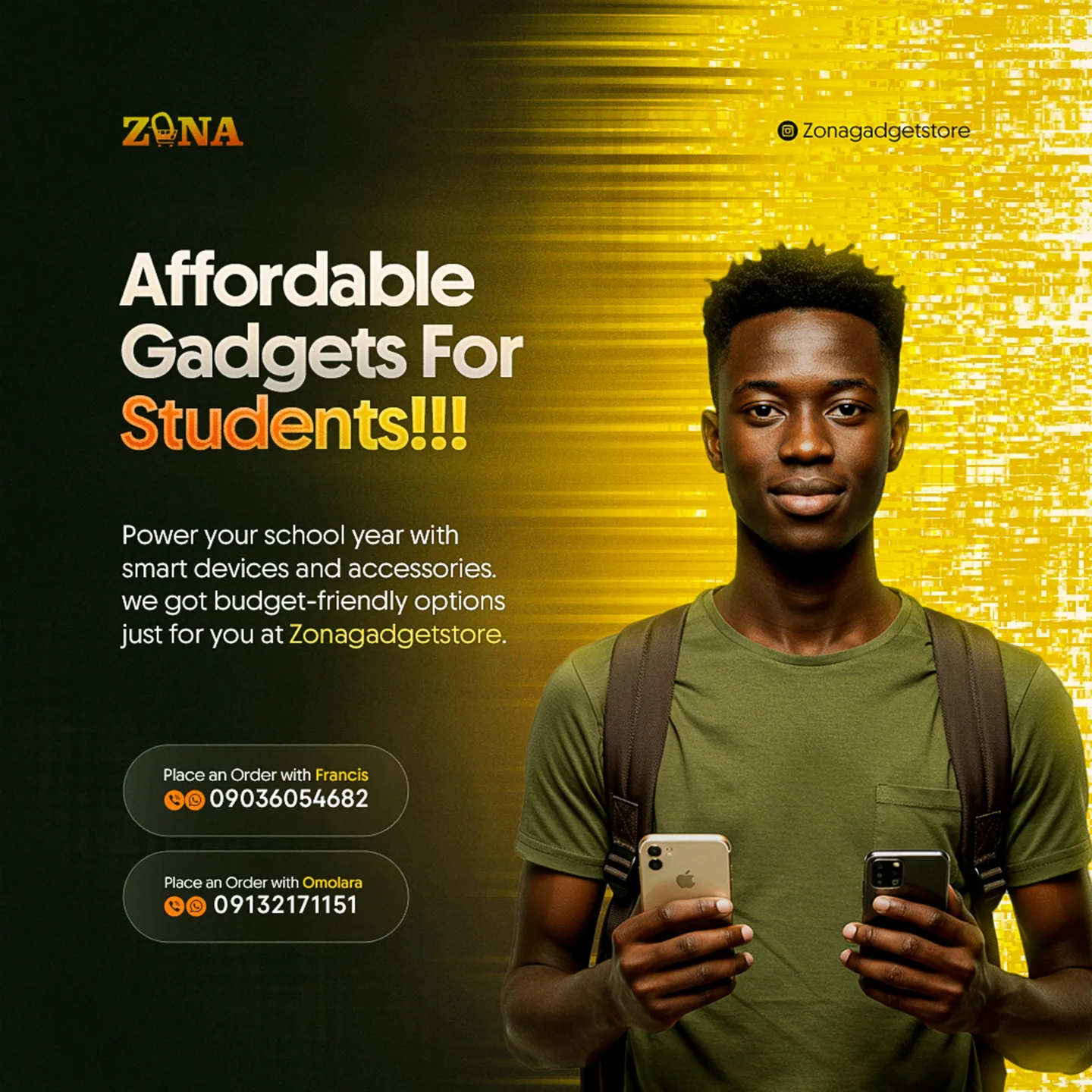 Premium social media campaign designed to reposition a growing gadget retailer through bold visuals, stronger brand consistency, and product-focused storytelling